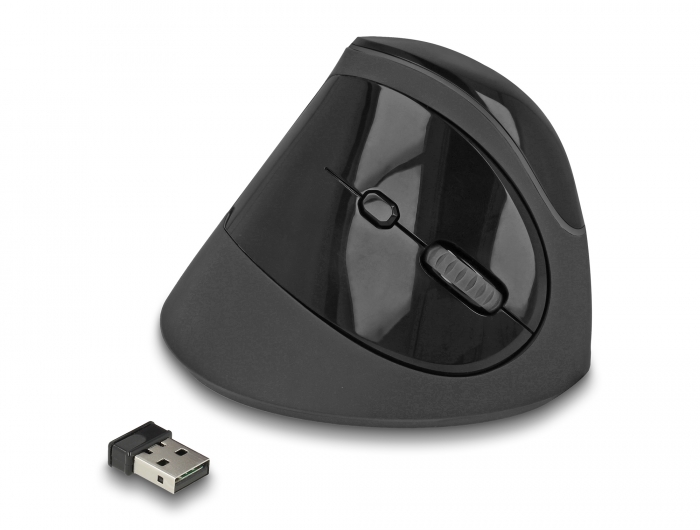 Delock Ergonomische USB Maus vertikal - kabellos #1 