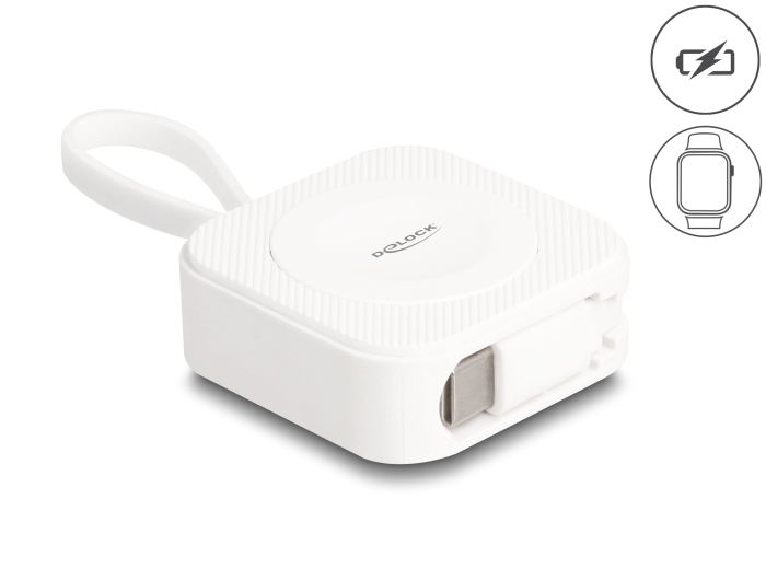 Delock USB Type-C™ Ladepad für Apple Watch weiß magnetisch #1 