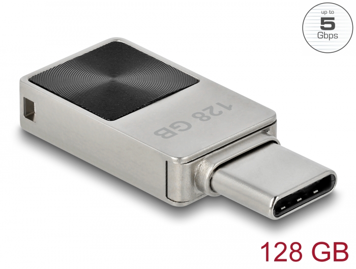 Delock Mini USB 5 Gbps USB-C™ Speicherstick 128 GB - Metallgehäuse #1 