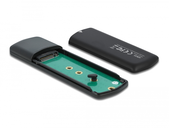 Delock Externes USB Type-C™ Combo Gehäuse für M.2 NVMe PCIe oder SATA SSD - werkzeugfrei #2 