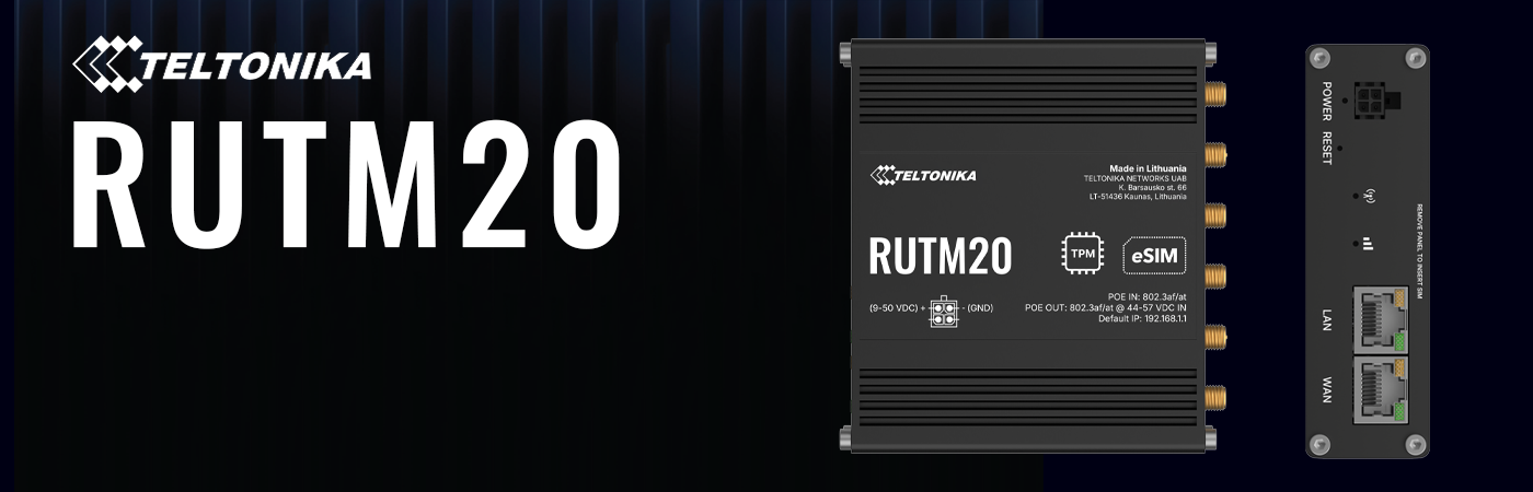 Teltonika RUTM20 5G-Router | ESIM und Global
